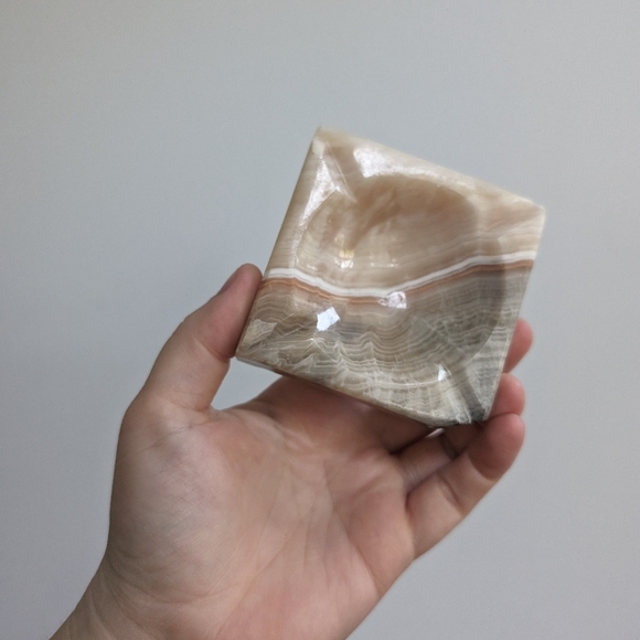 Vintage onyx ashtray - Picture 2 of 5